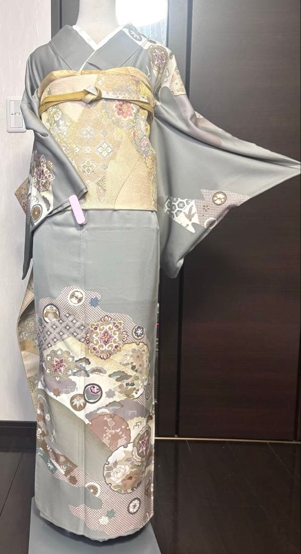 帝王紫　訪問着　フルセット　入学式　卒業式　お宮参り