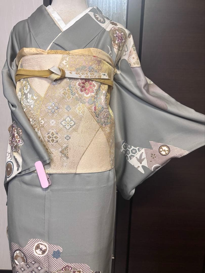 帝王紫　訪問着　フルセット　入学式　卒業式　お宮参り