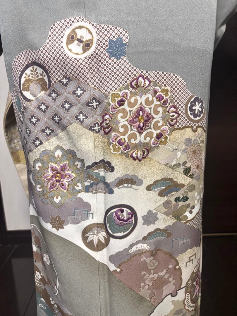 帝王紫　訪問着　フルセット　入学式　卒業式　お宮参り