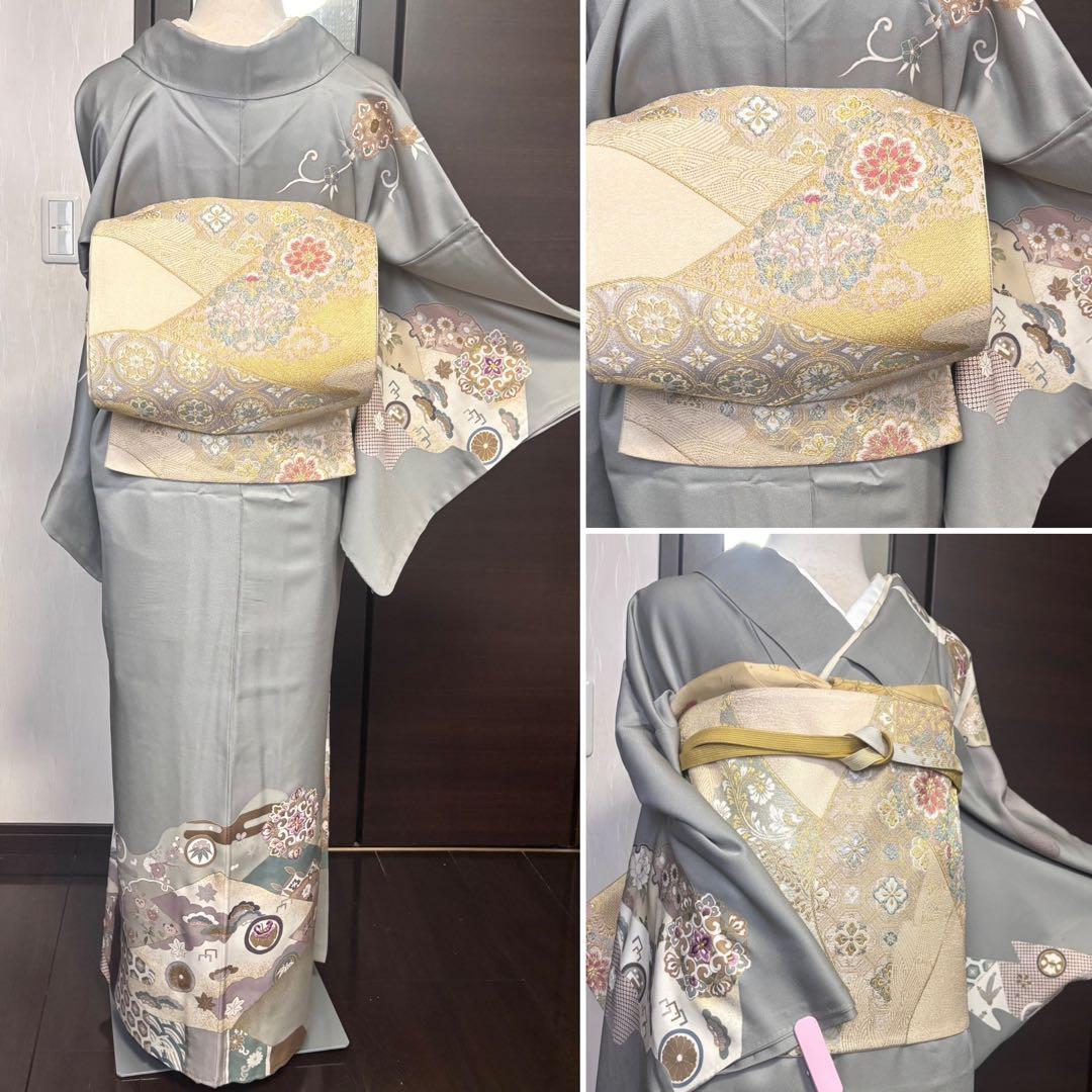 帝王紫　訪問着　フルセット　入学式　卒業式　お宮参り