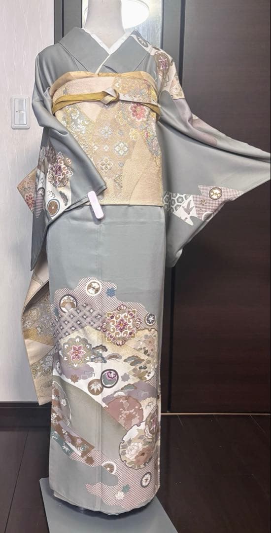 帝王紫　訪問着　フルセット　入学式　卒業式　お宮参り