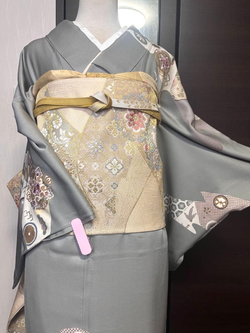 帝王紫　訪問着　フルセット　入学式　卒業式　お宮参り