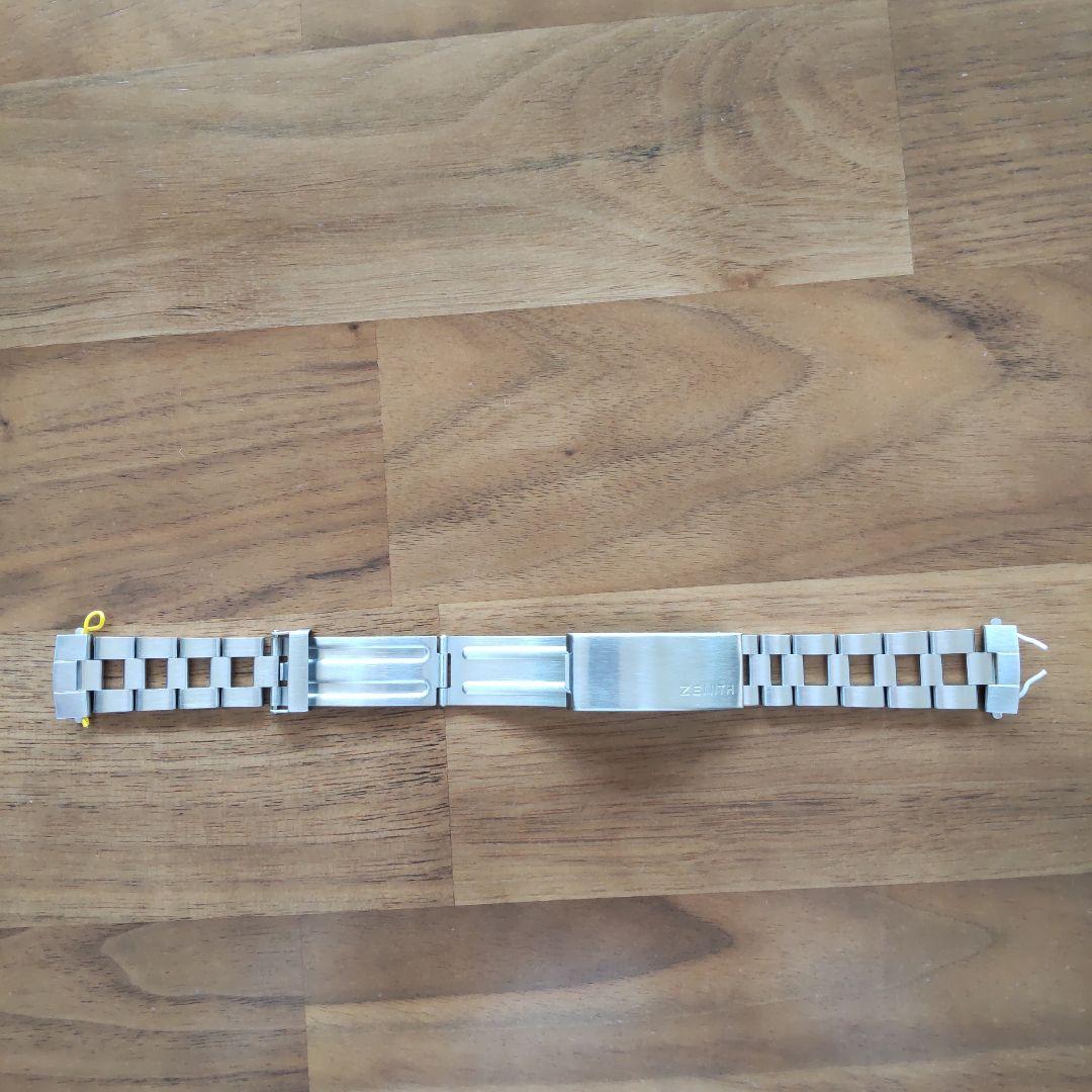 ゼニス　純正ベルト　メタルブレス　ステンレスベルト ラダーブレスレット