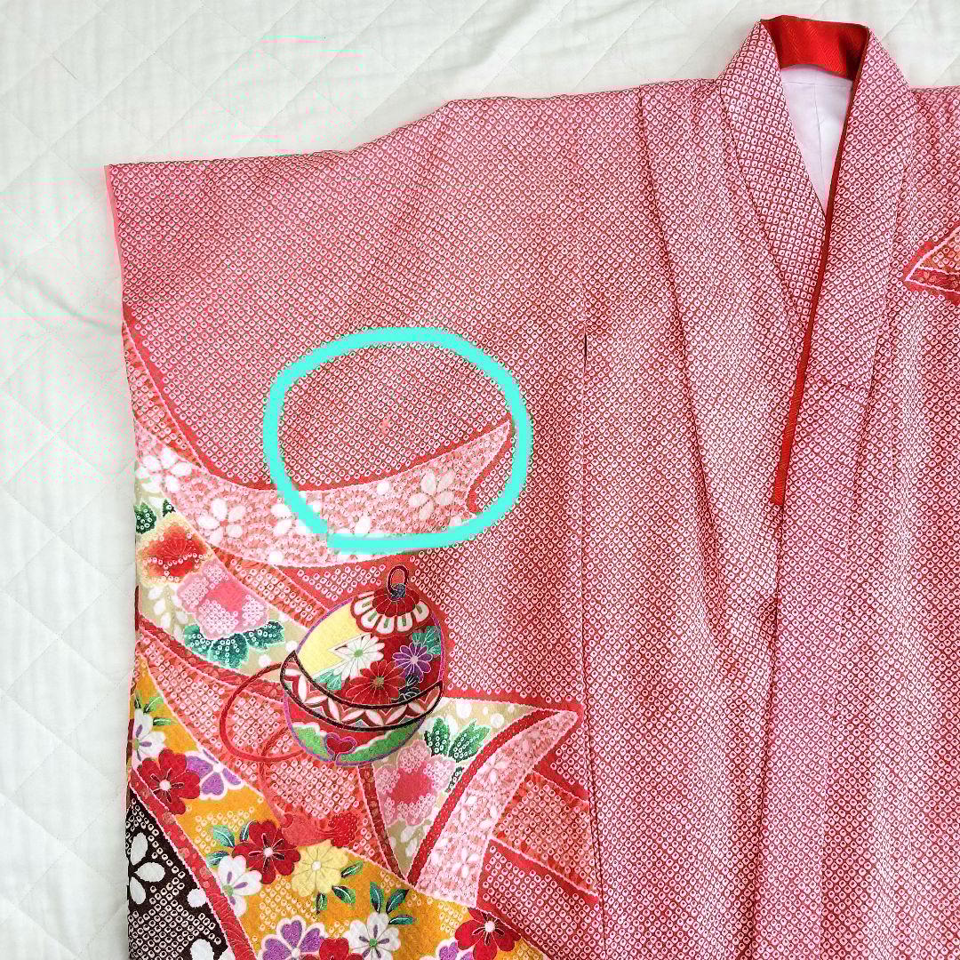 七五三　7歳着物セット　四つ身