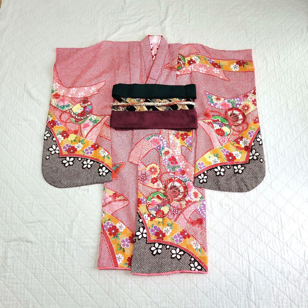七五三　7歳着物セット　四つ身