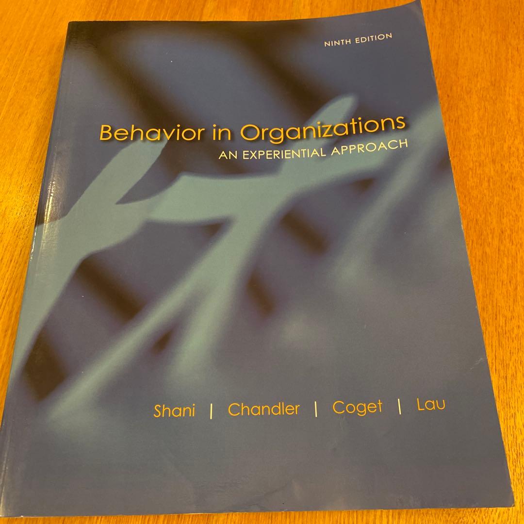 Behavior in Organizations 第9版