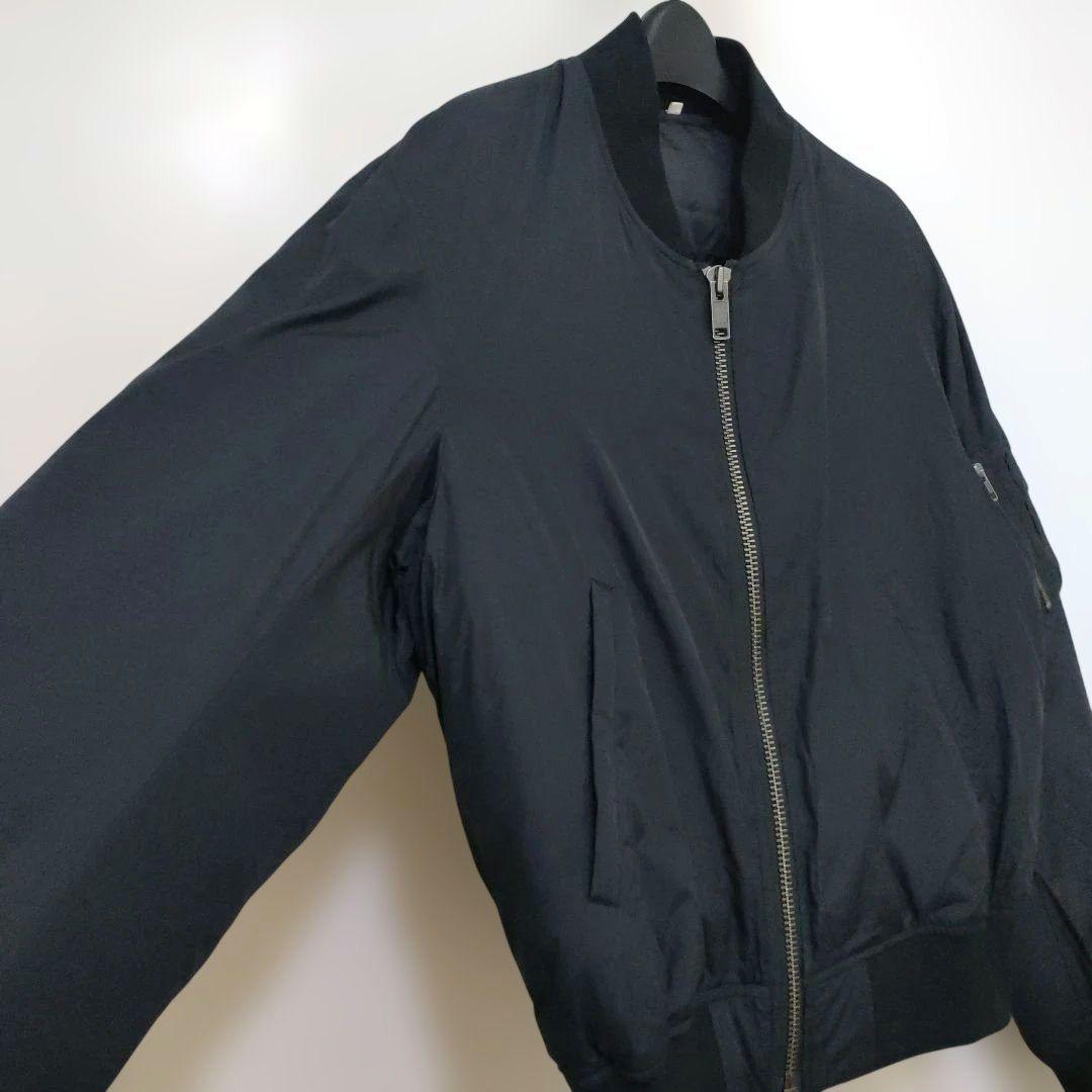 美品 muji labo MA-1 ダウンブルゾン　無印良品 ブラック M