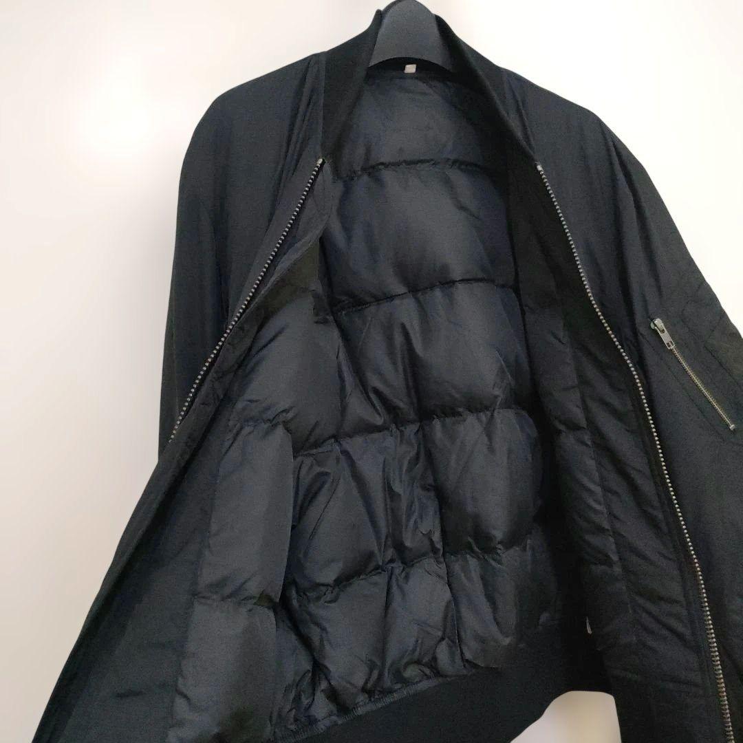 美品 muji labo MA-1 ダウンブルゾン　無印良品 ブラック M