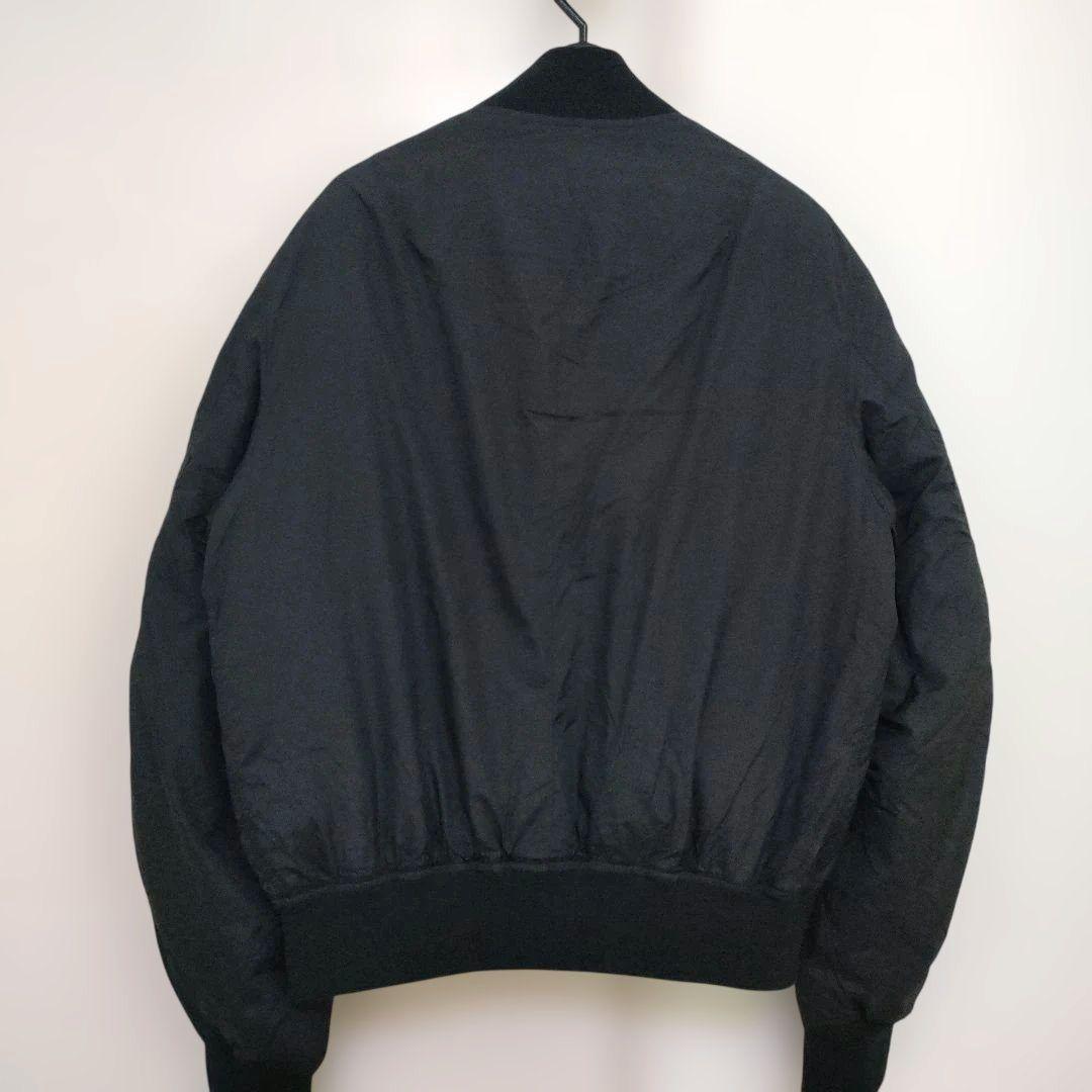 美品 muji labo MA-1 ダウンブルゾン　無印良品 ブラック M