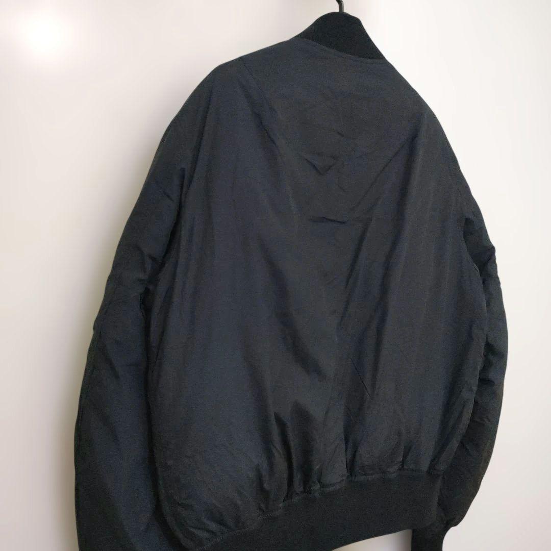 美品 muji labo MA-1 ダウンブルゾン　無印良品 ブラック M