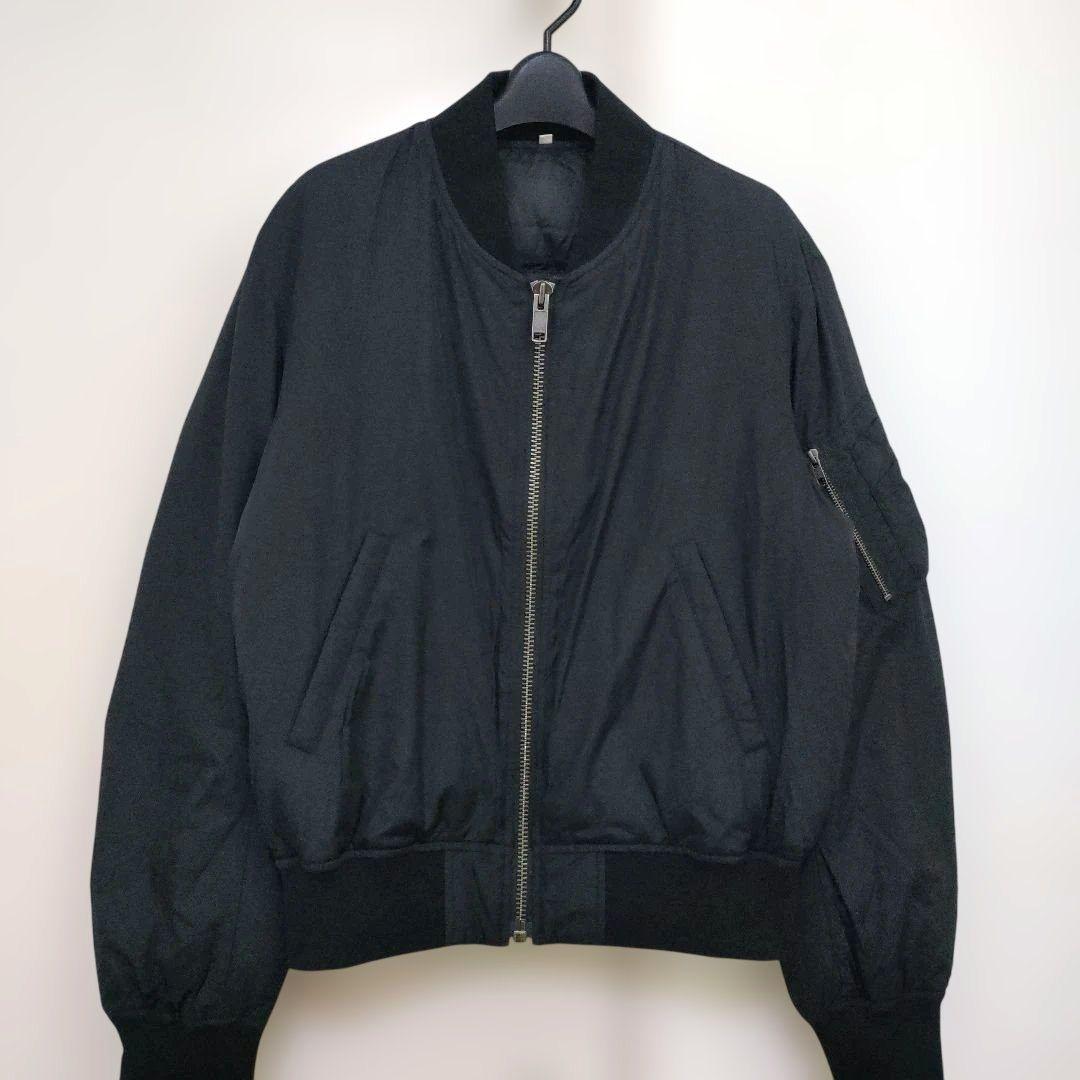 美品 muji labo MA-1 ダウンブルゾン　無印良品 ブラック M