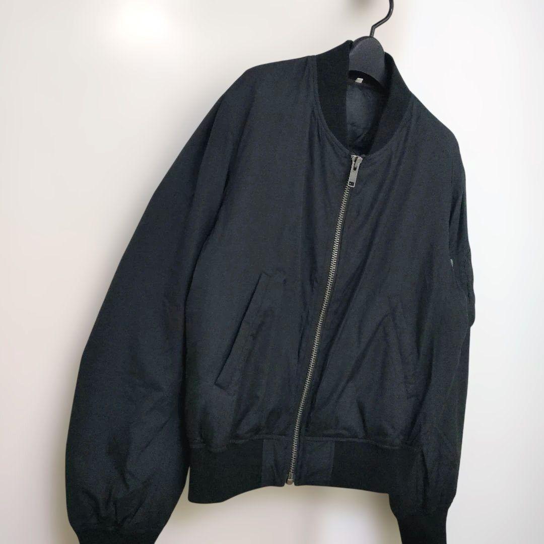 美品 muji labo MA-1 ダウンブルゾン　無印良品 ブラック M