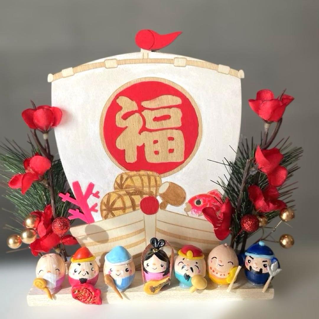 どんぐりアート　ひめちゃんページ　門松と干支のオブジェ