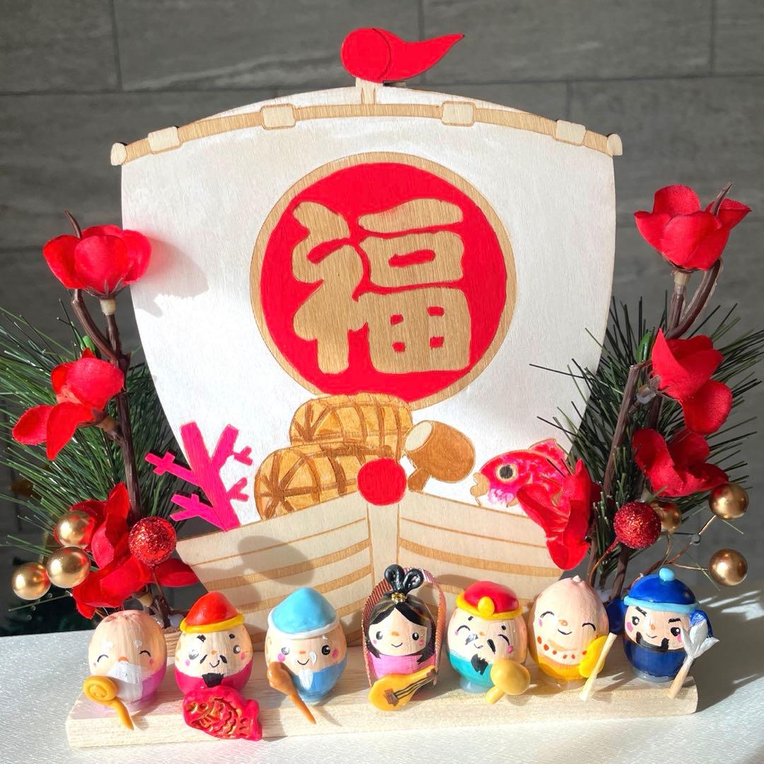 どんぐりアート　ひめちゃんページ　門松と干支のオブジェ