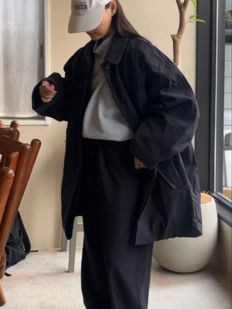 ジャケット・アウター Cotton Nylon Over Collar Jacket