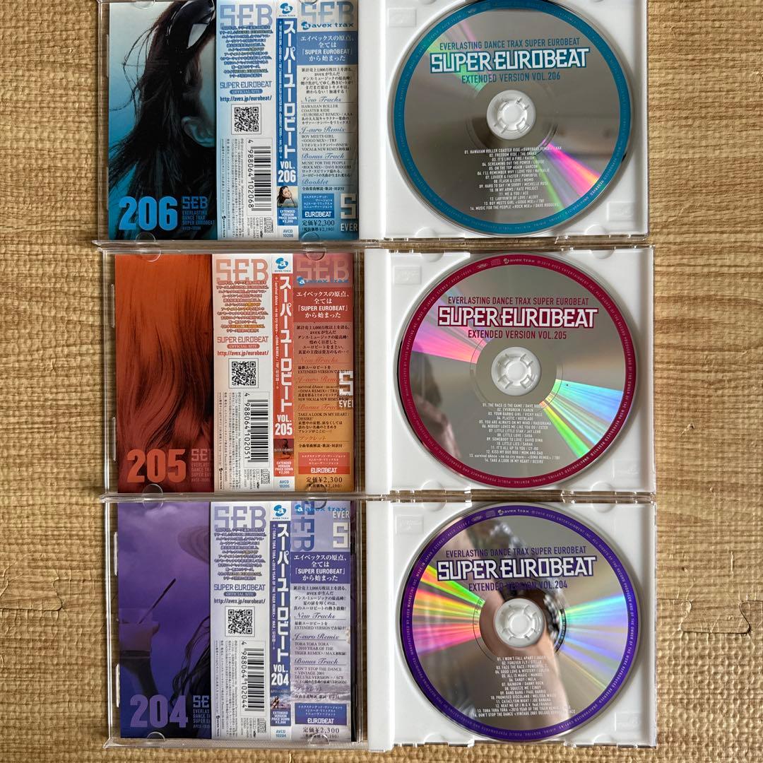 【帯付き】スーパーユーロビート VOL.201〜210セット