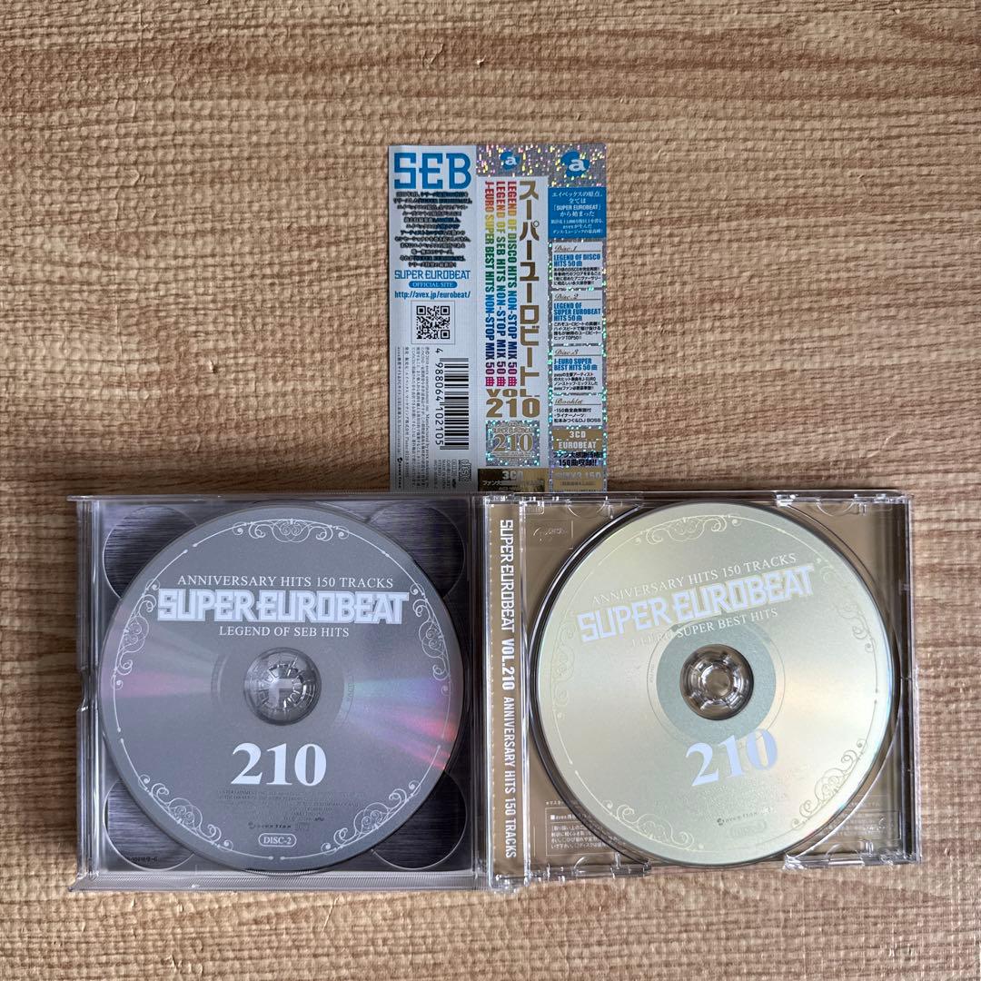 【帯付き】スーパーユーロビート VOL.201〜210セット