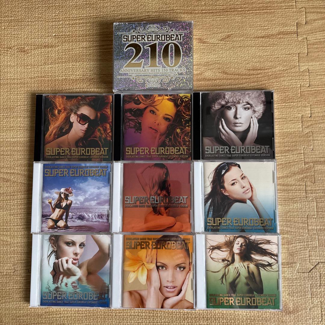 【帯付き】スーパーユーロビート VOL.201〜210セット