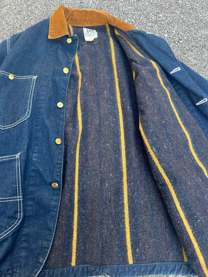H*o様 Lee 81-LJ デニムジャケット ブランケット裏地 70s ヴィン