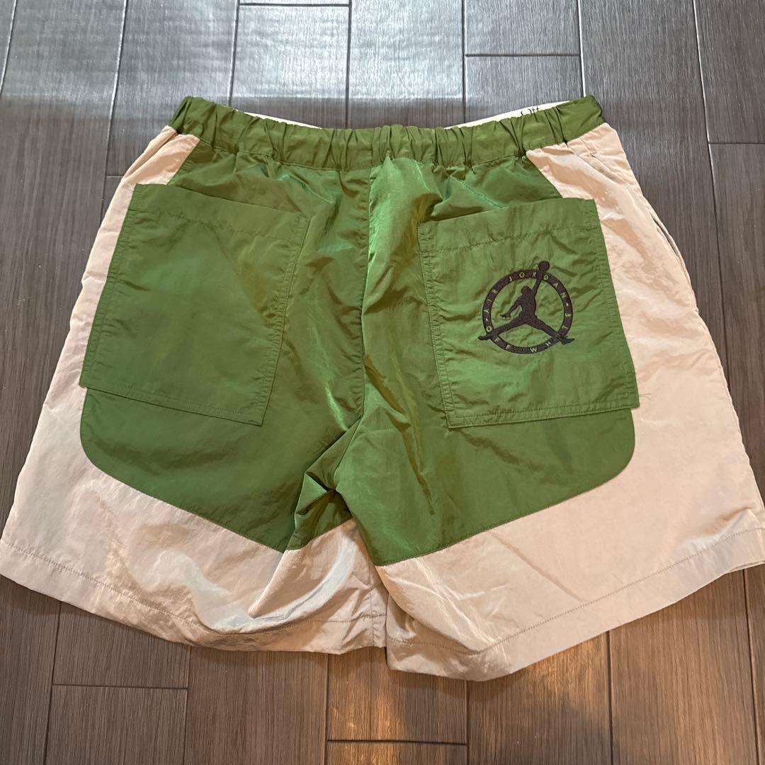 オフホワイトoff white ジョーダン jordan nikeハーフパンツ緑