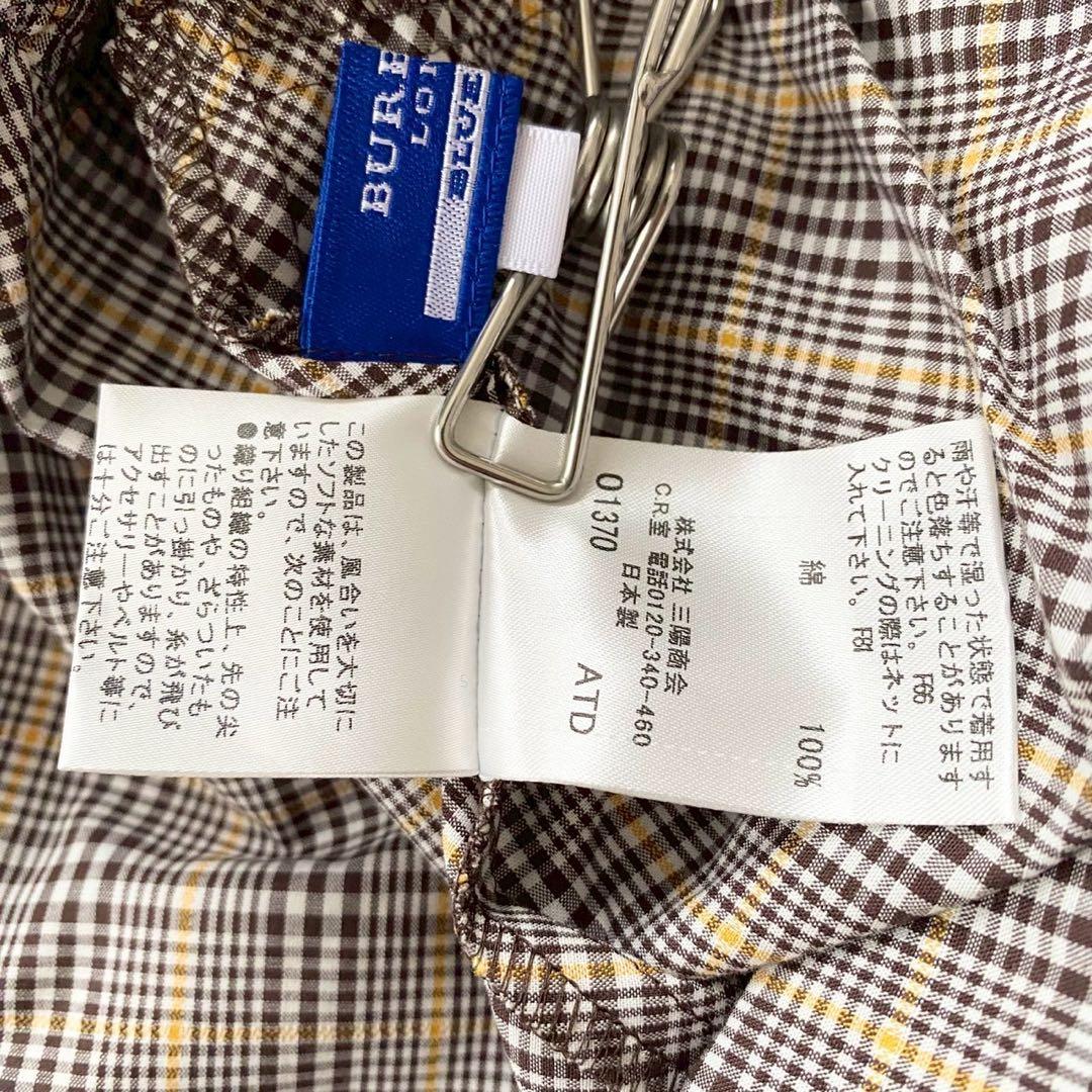 バーバリー ブルーレーベル タグ付き ワンピース ミニ丈 ノバチェック 38