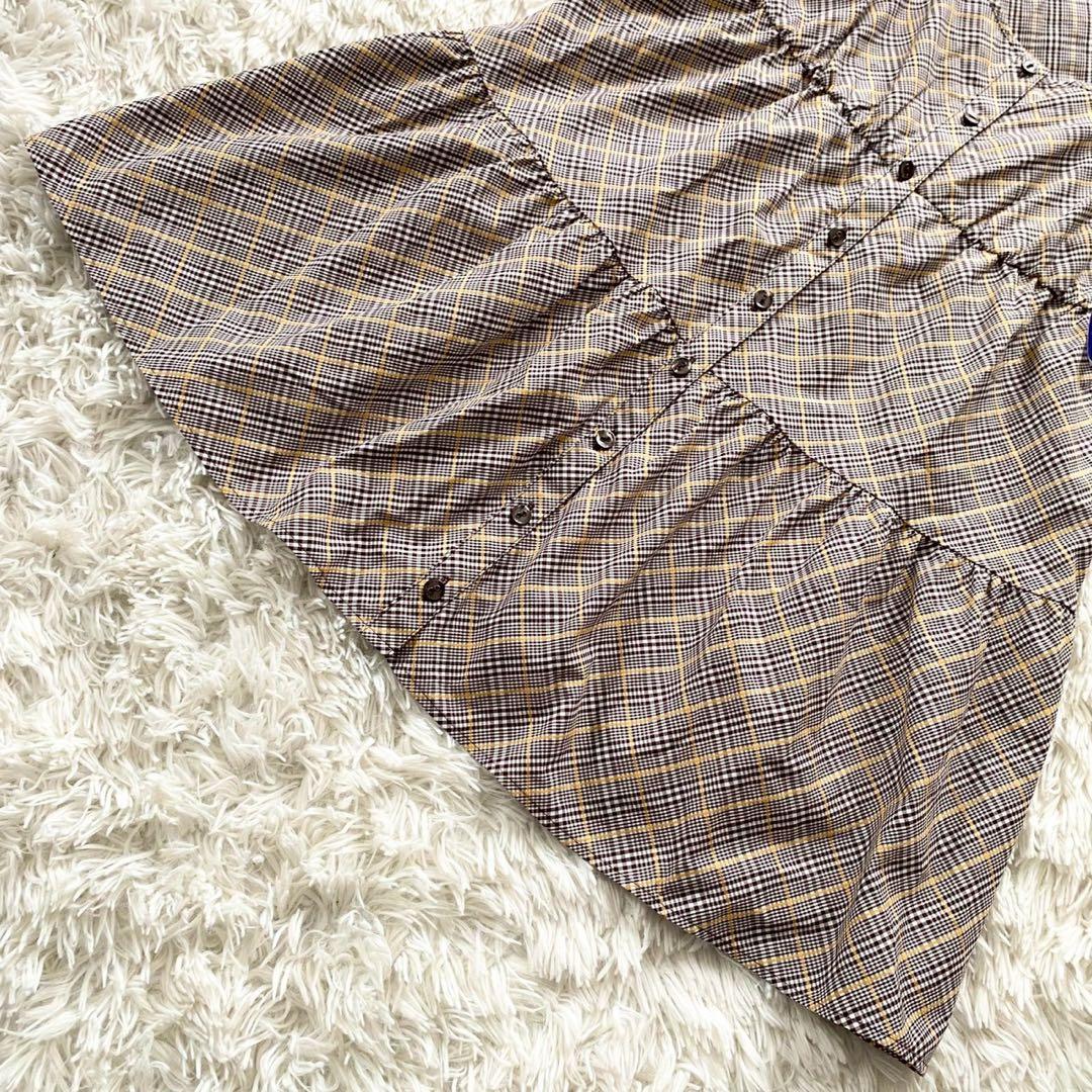 バーバリー ブルーレーベル タグ付き ワンピース ミニ丈 ノバチェック 38