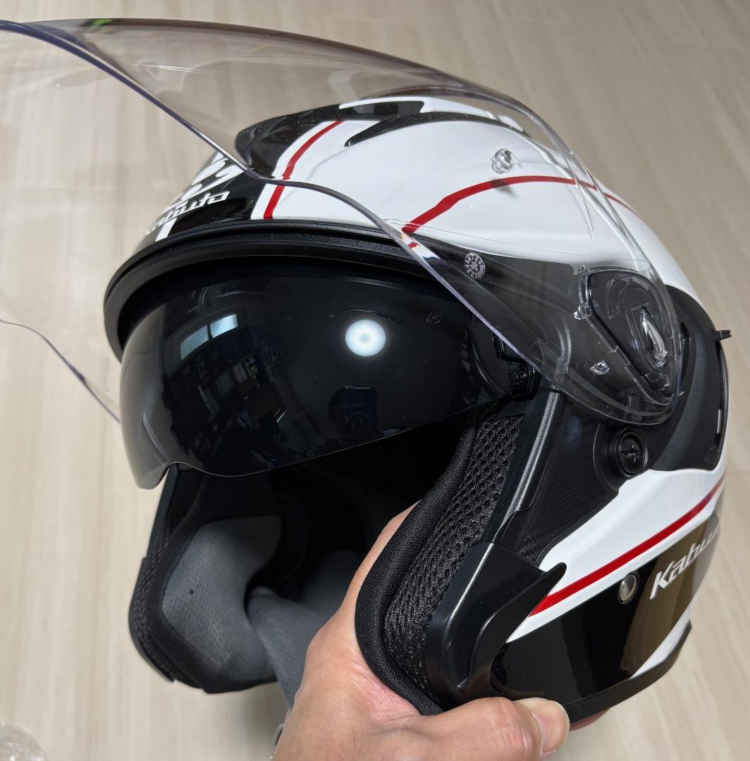 ムラサキ　OGK KABUTO EXCEED　XL　【中古美品】