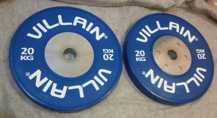 ① 20kg 2枚 VILLAIN ヴィラン バンパープレート オリンピック