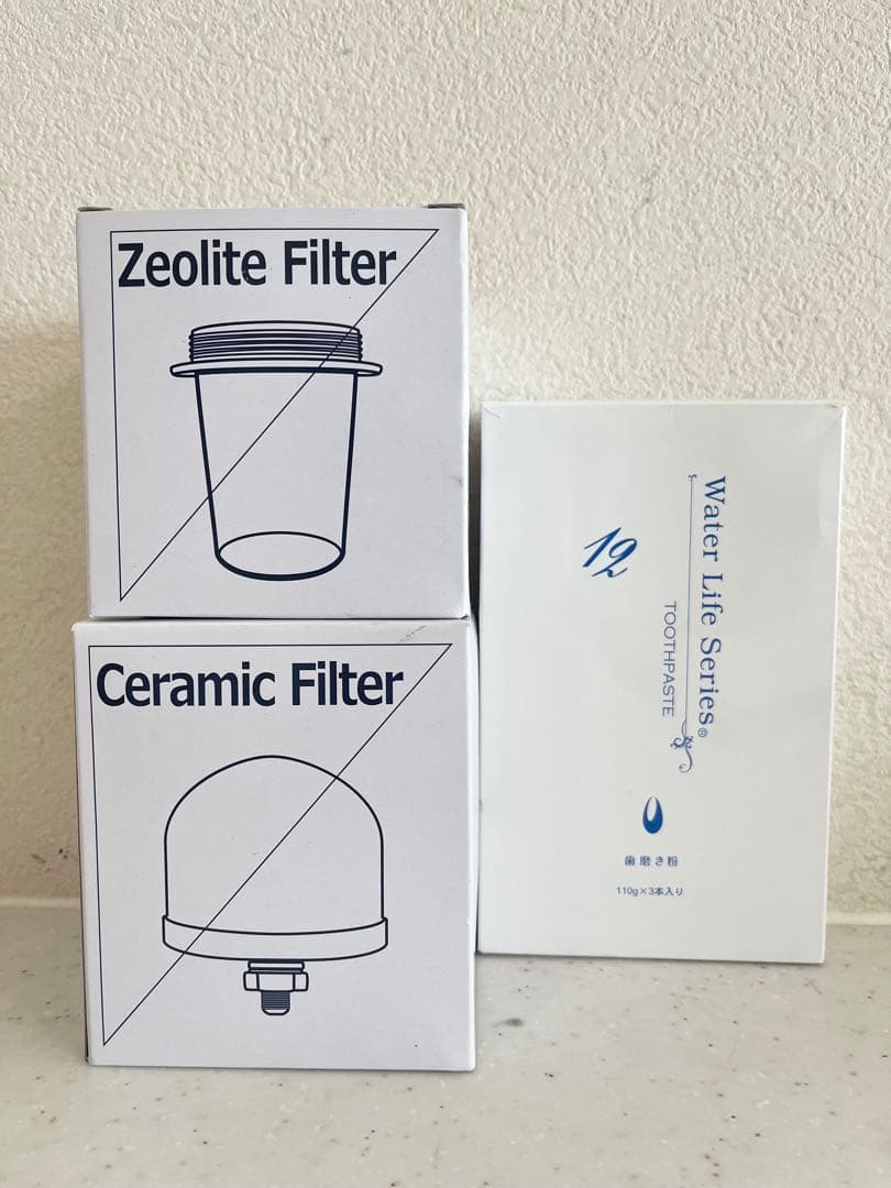 クラブエコウォーター　ポタポタクラブ　フィルター2種　歯磨き粉