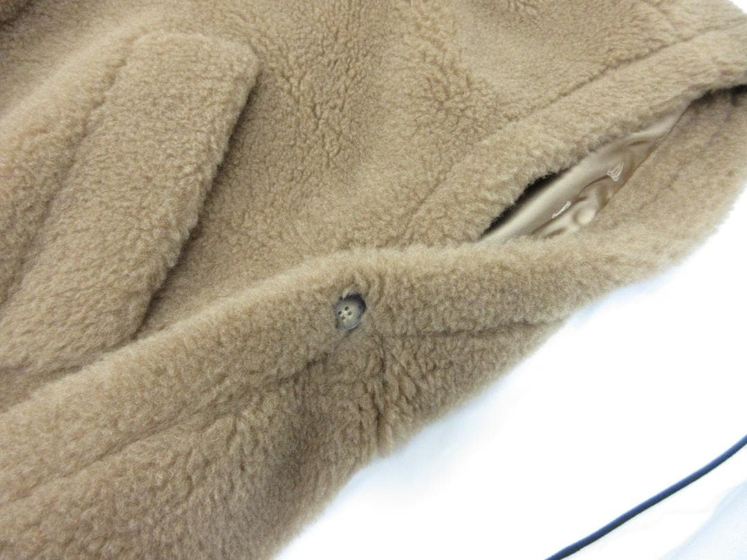 未使用 マックスマーラ テディベア ケープコート キャメル ブラウン（103）a