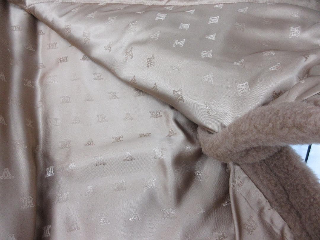 未使用 マックスマーラ テディベア ケープコート キャメル ブラウン（103）a