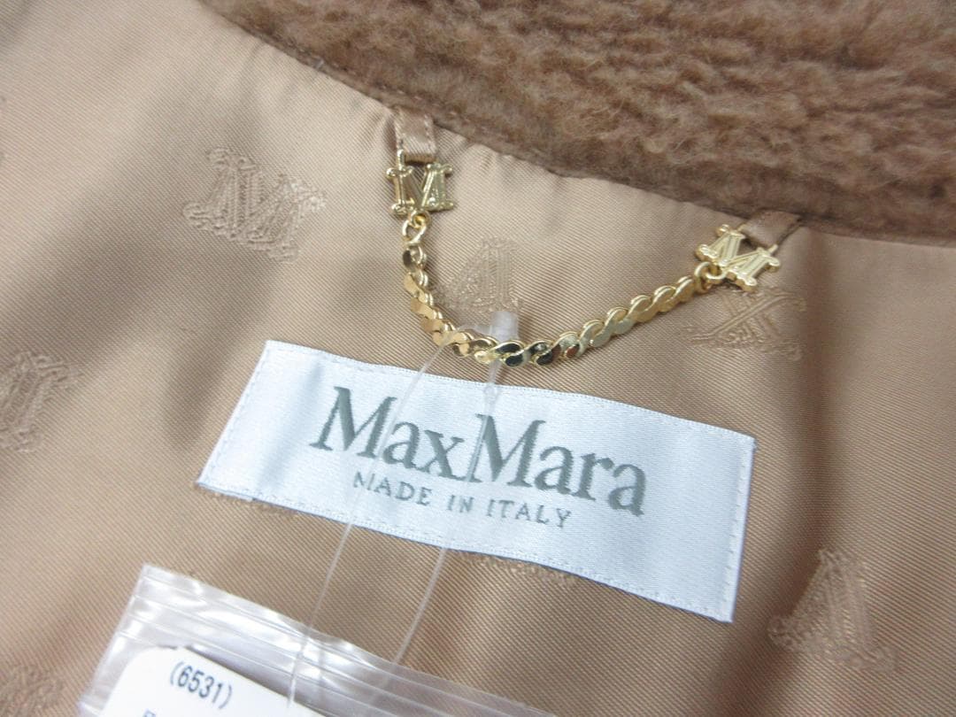 未使用 マックスマーラ テディベア ケープコート キャメル ブラウン（103）a