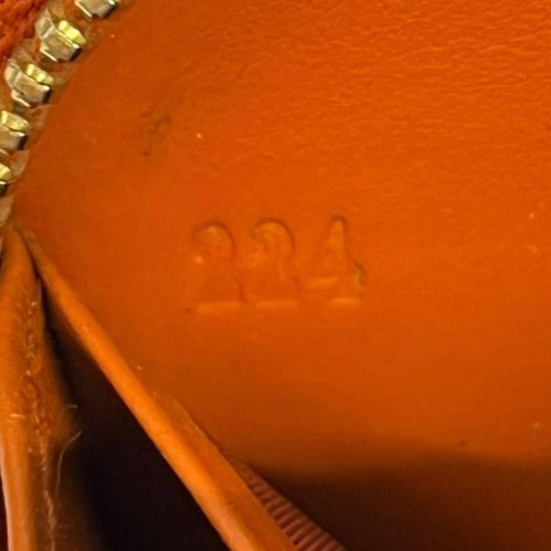 PRADA プラダ　ケース　オレンジ サフィアーノレザー　ミニ財布　46