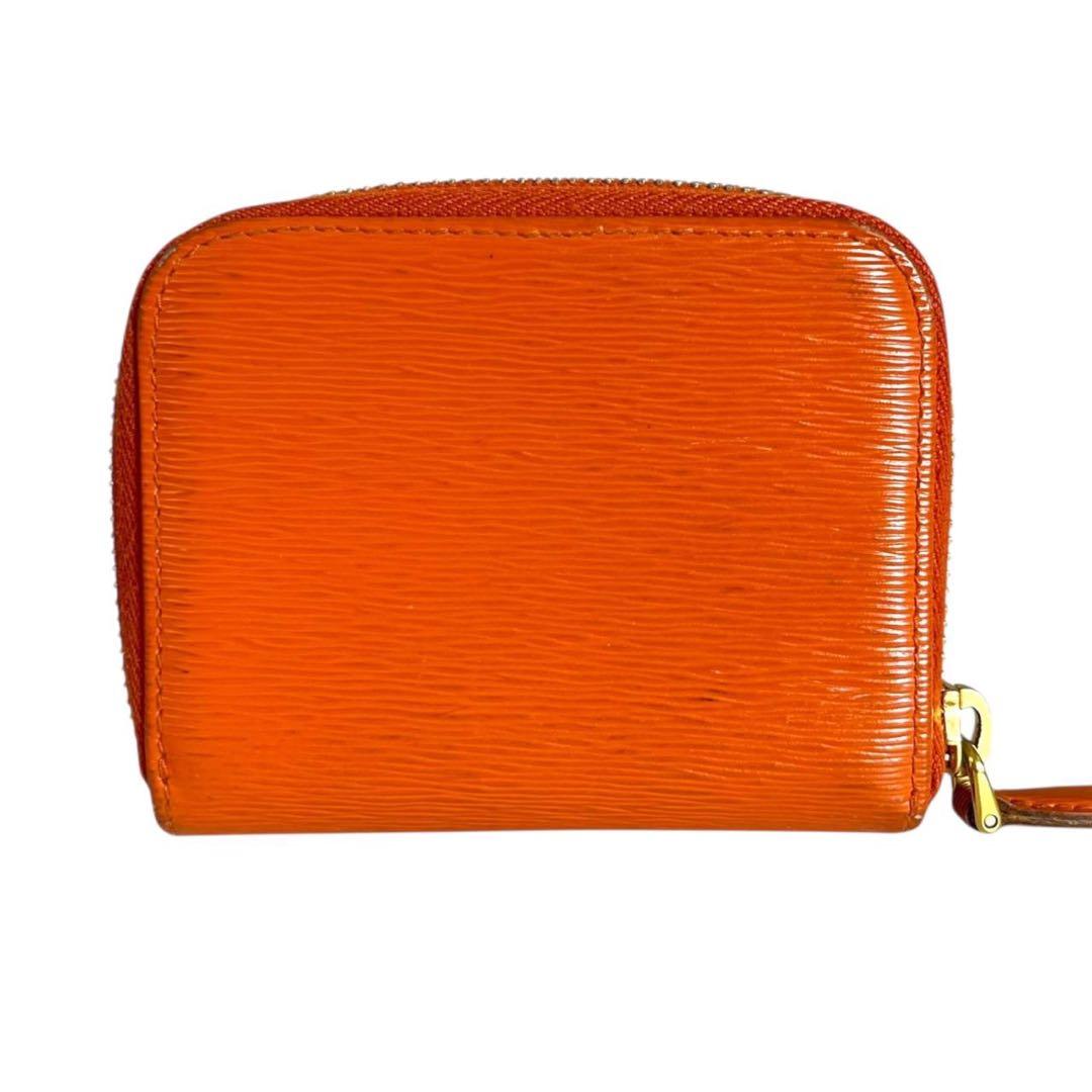 PRADA プラダ　ケース　オレンジ サフィアーノレザー　ミニ財布　46