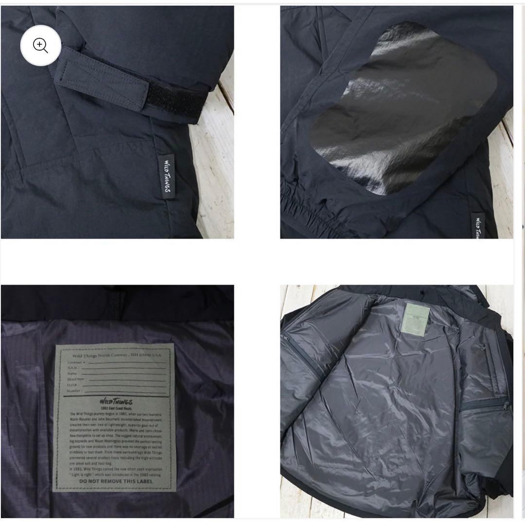 ジャケット・アウター wildthings SHORT MONSTER PARKA XL BLK