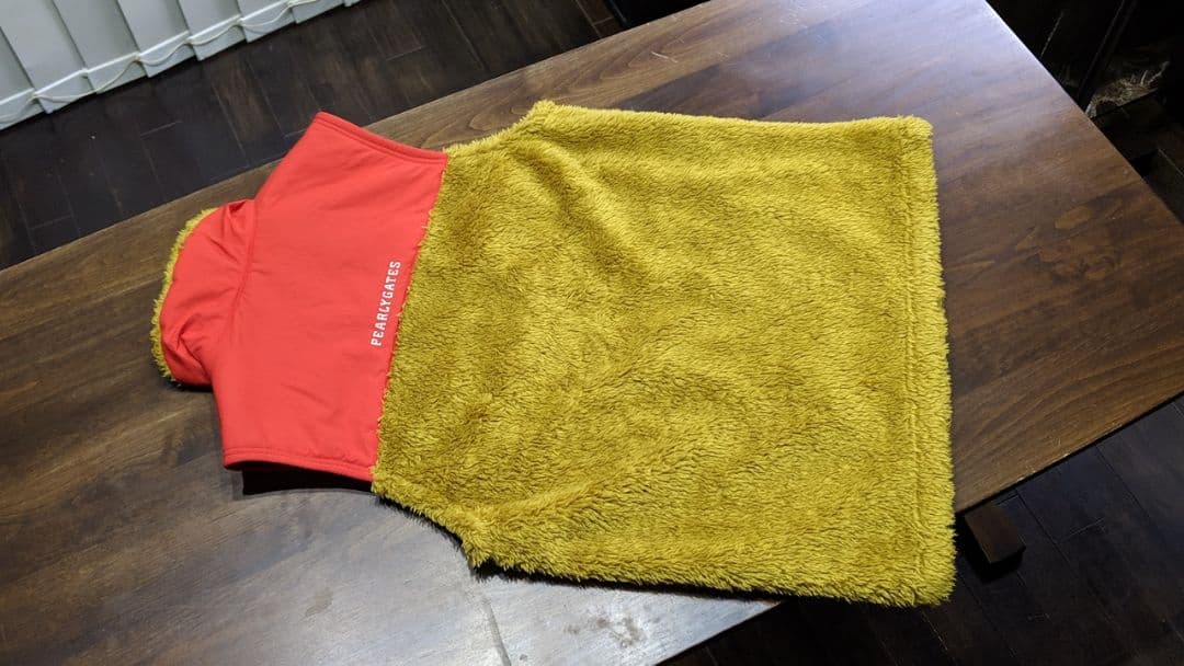 パーリーゲイツ　切替　ウエア　ボア　ナイロン　ベスト　ゴルフ　ジャケット　5　L