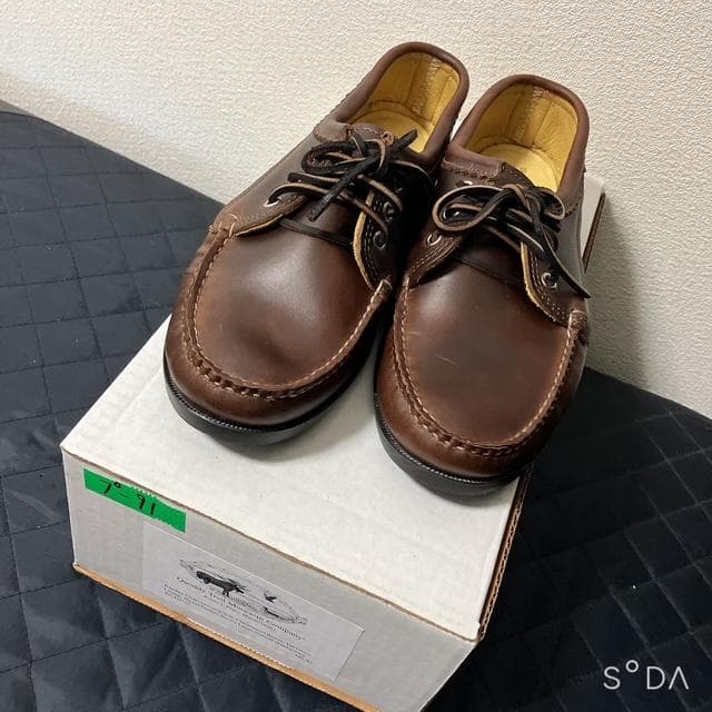 【未使用】Quoddy Trail Moccasin デッキシューズ（プー91）