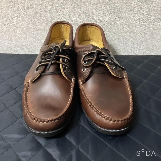 【未使用】Quoddy Trail Moccasin デッキシューズ（プー91）