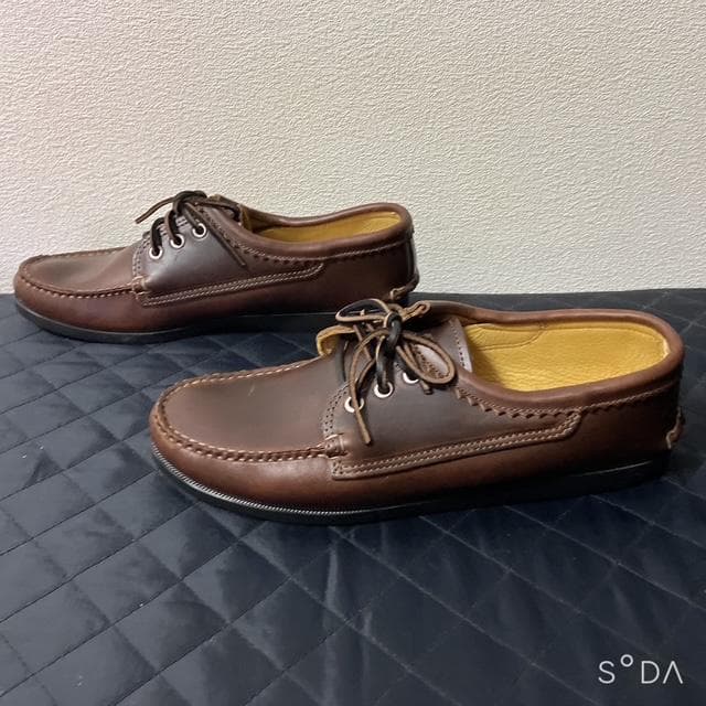 【未使用】Quoddy Trail Moccasin デッキシューズ（プー91）