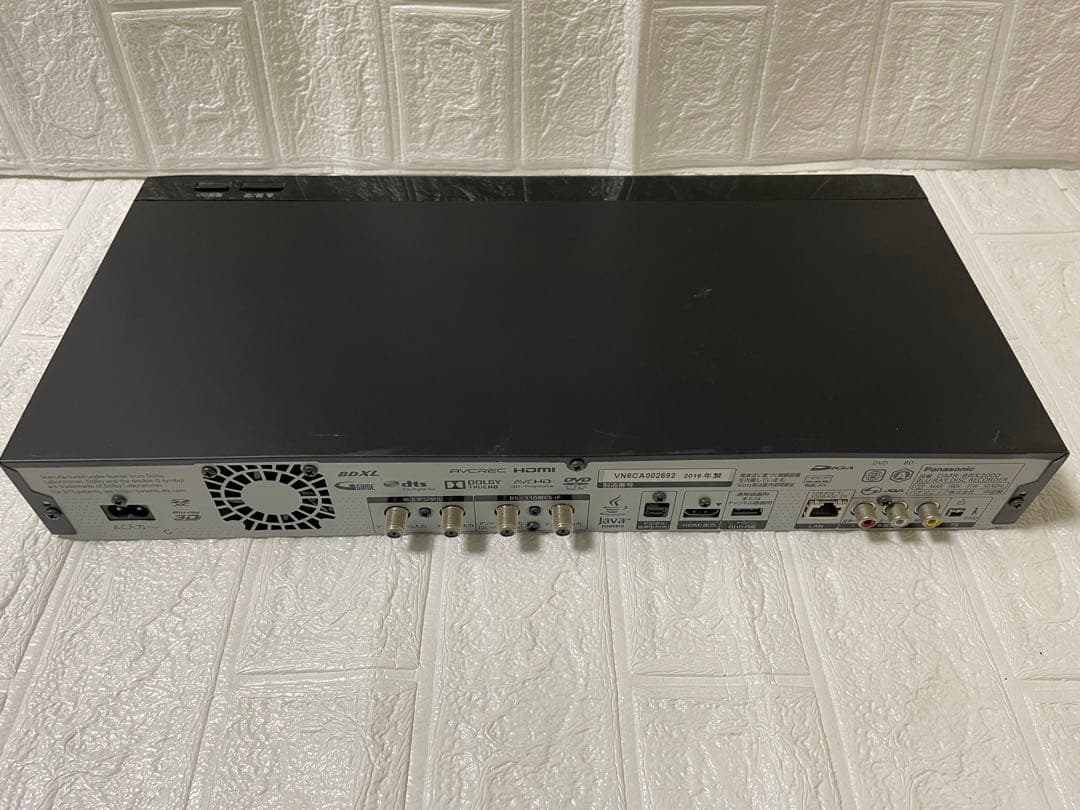 Panasonic DMR-BRX2000 ブルーレイレコーダー 動作品