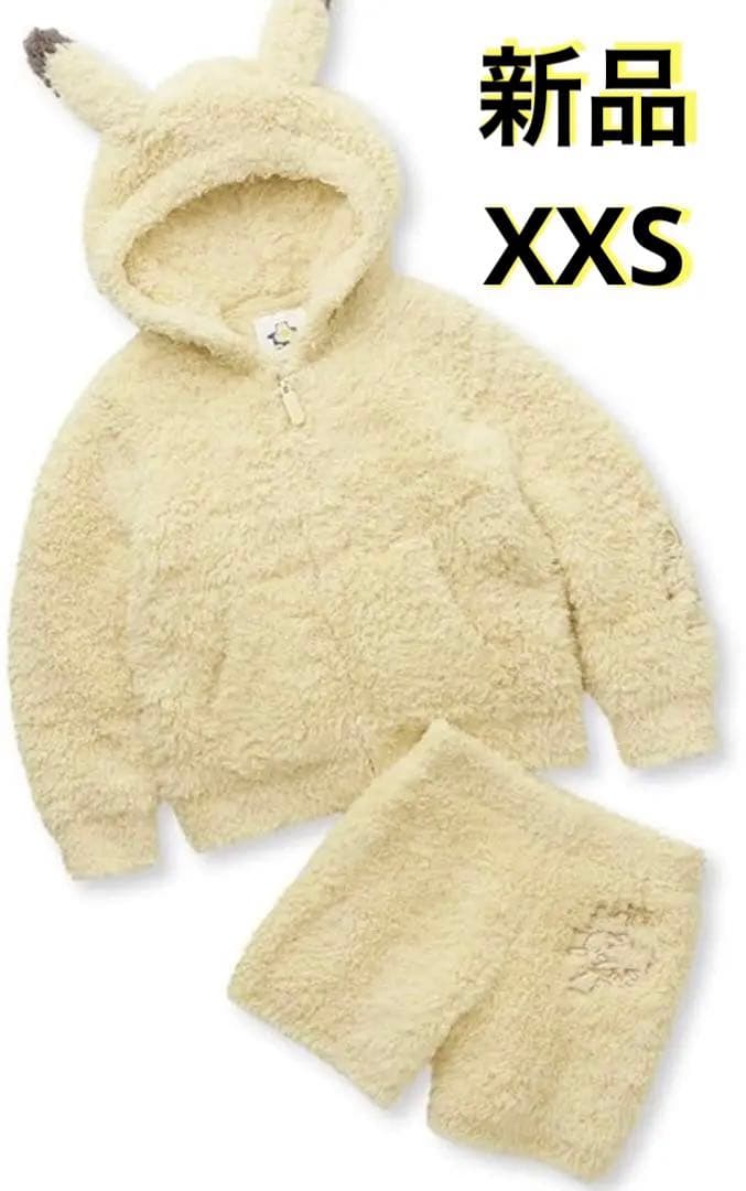 新品 [ジェラート ピケ] KIDSピカチュウパーカー&ショートパンツ XXS