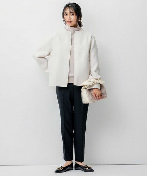 未使用　23区　ウールリバー ショート ブルゾン