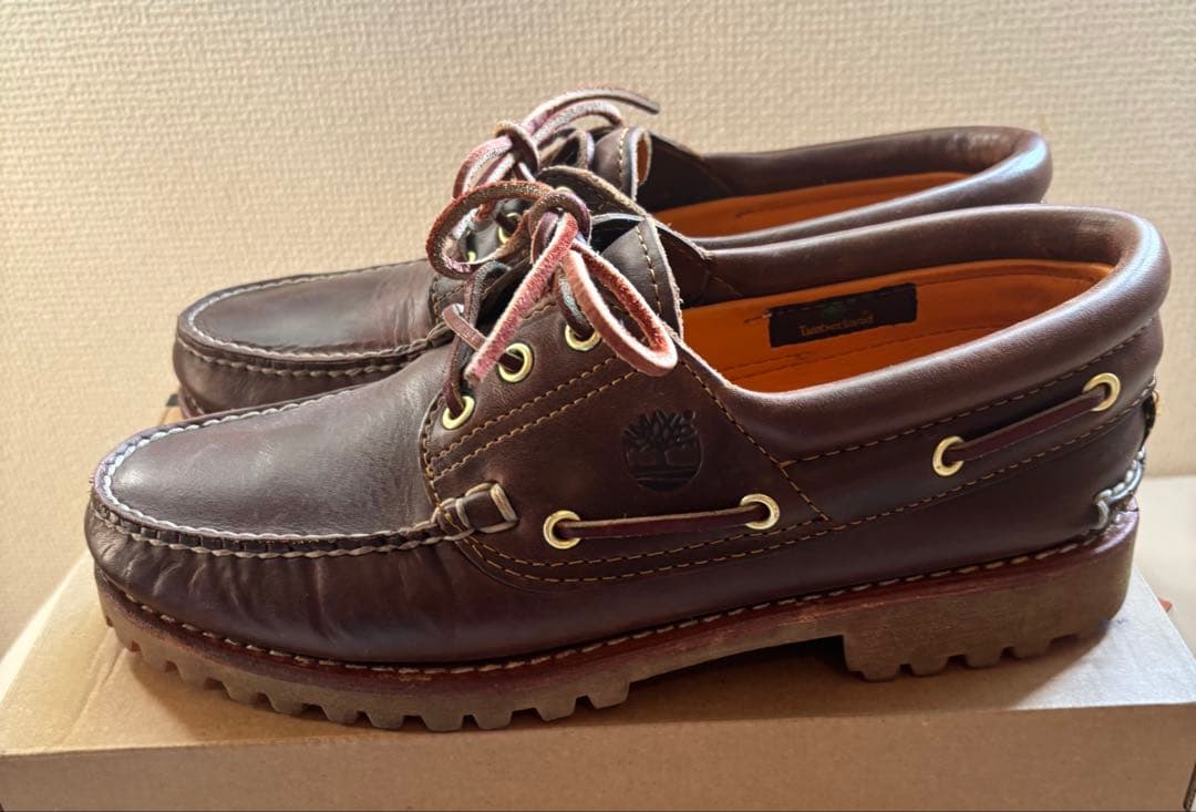 Timberland 3eye デッキシューズ US9/27cm ブラウン