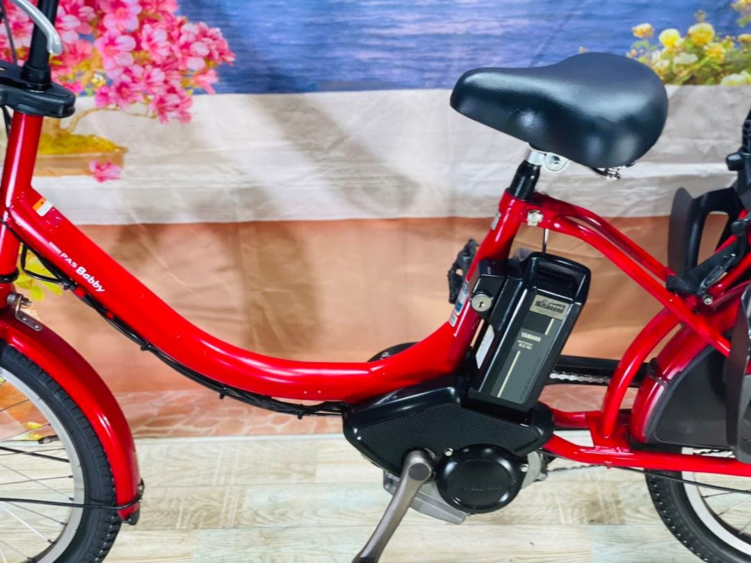 大人気PASバビー ⭐️ヤマハ最上級モデル！子供乗せ電動アシスト自転車Y2706
