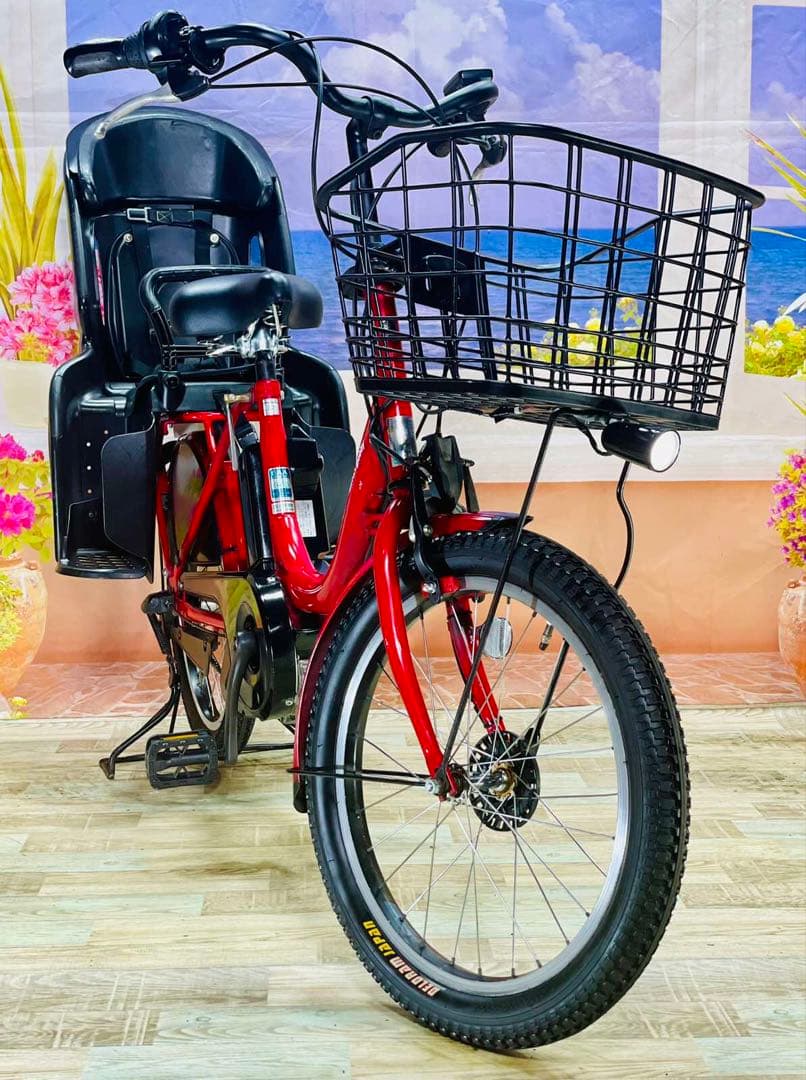 大人気PASバビー ⭐️ヤマハ最上級モデル！子供乗せ電動アシスト自転車Y2706