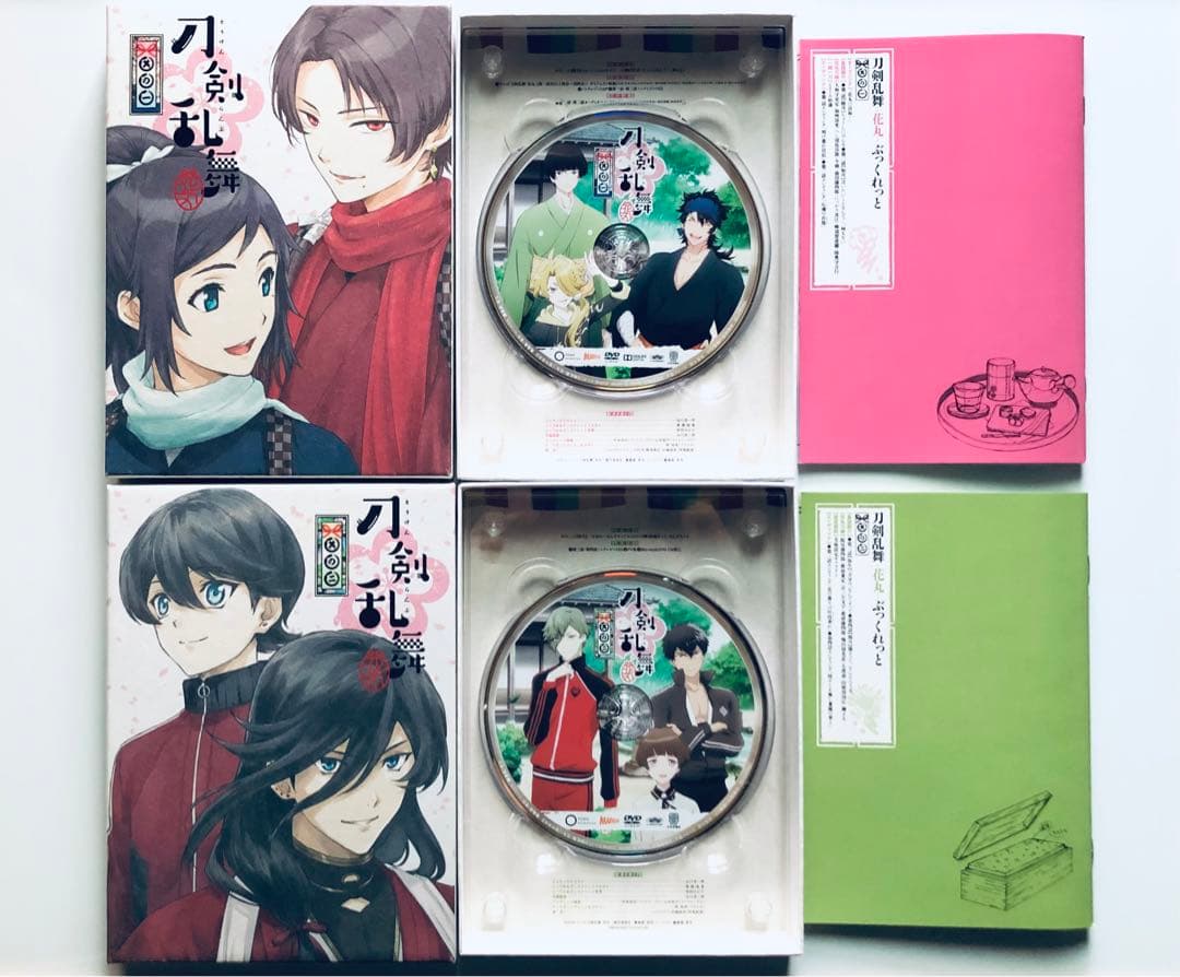 アニメ 刀剣乱舞 花丸 一期 其の一〜其の六 DVD 初回生産限定版