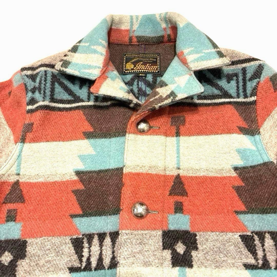 Indian motorcycle チマヨジャケット ネイティブ柄 サイズM