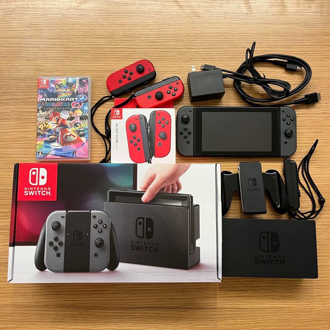 【完品・動作確認済】任天堂switch Joy-Con マリカ8付き