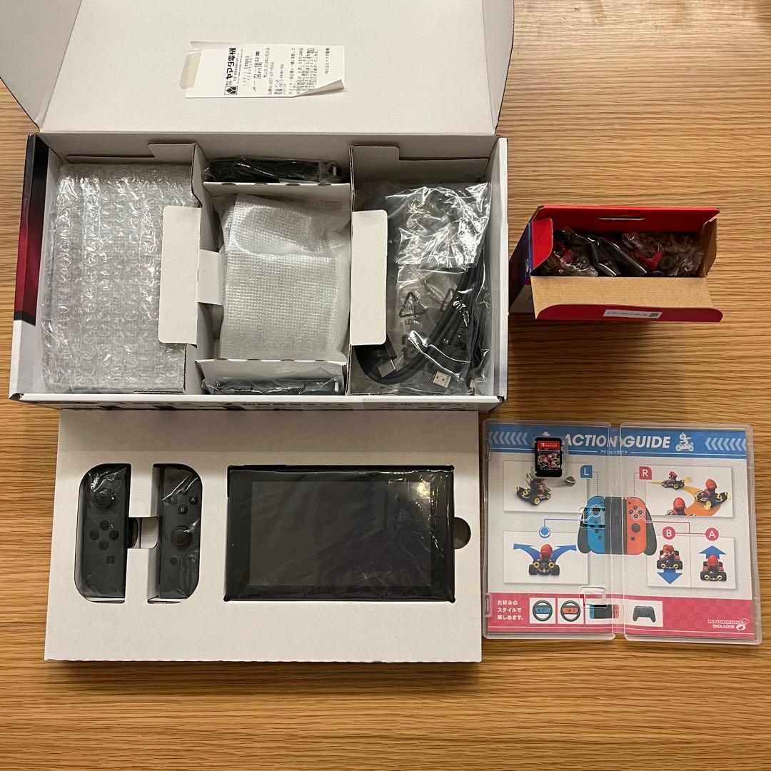 【完品・動作確認済】任天堂switch Joy-Con マリカ8付き