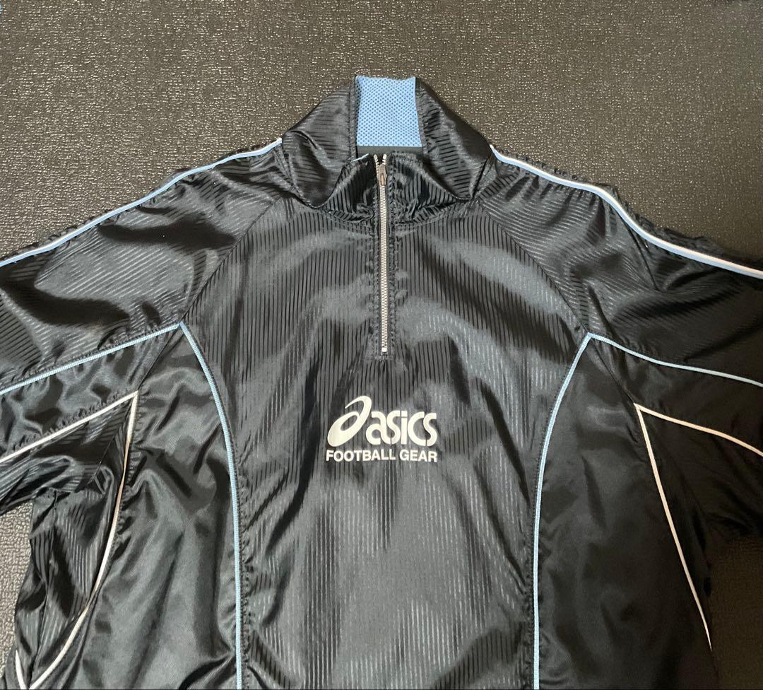 2000年前後のasics ウォームアップウェア ブラック　XL